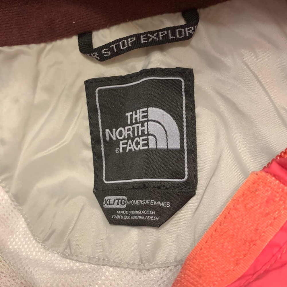 Pink Northface Soft Shell Rain Layer - image 2